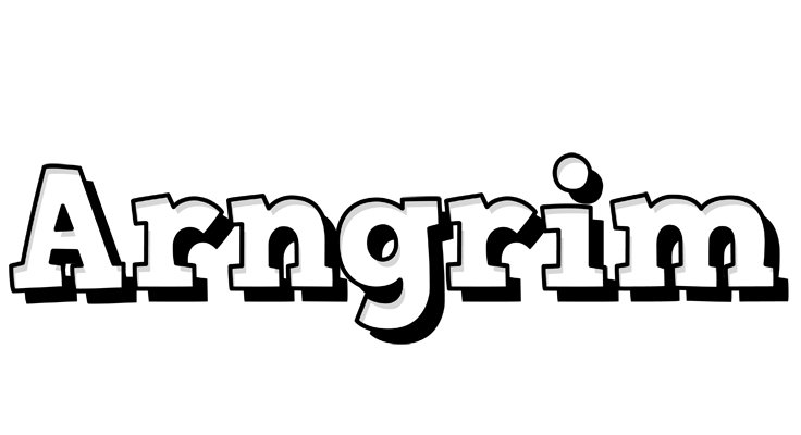 Arngrim snowing logo