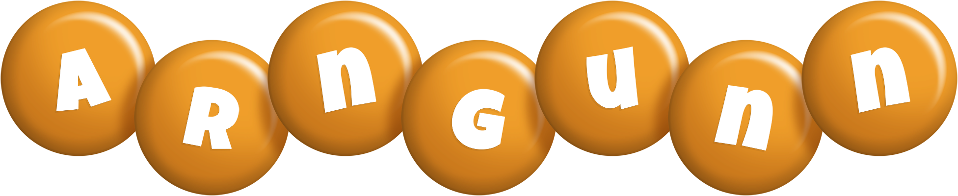 Arngunn candy-orange logo