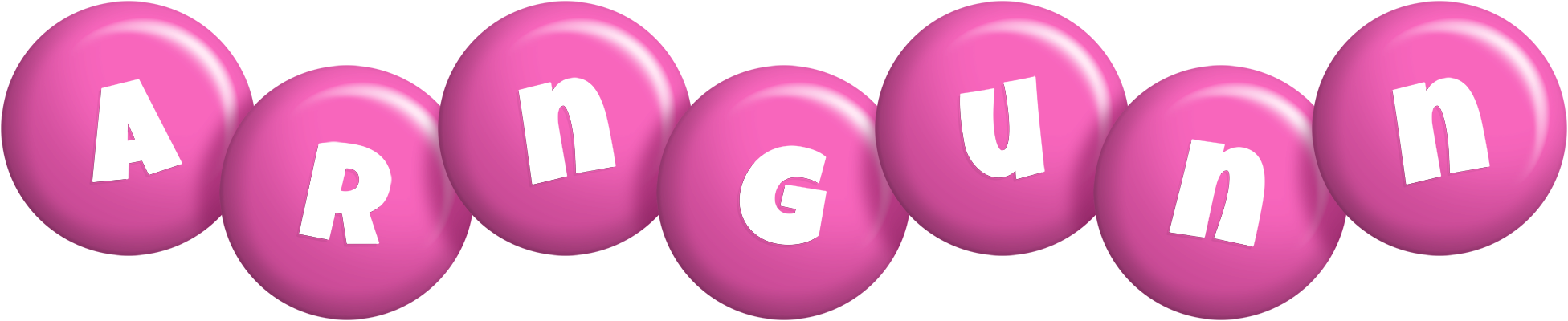 Arngunn candy-pink logo