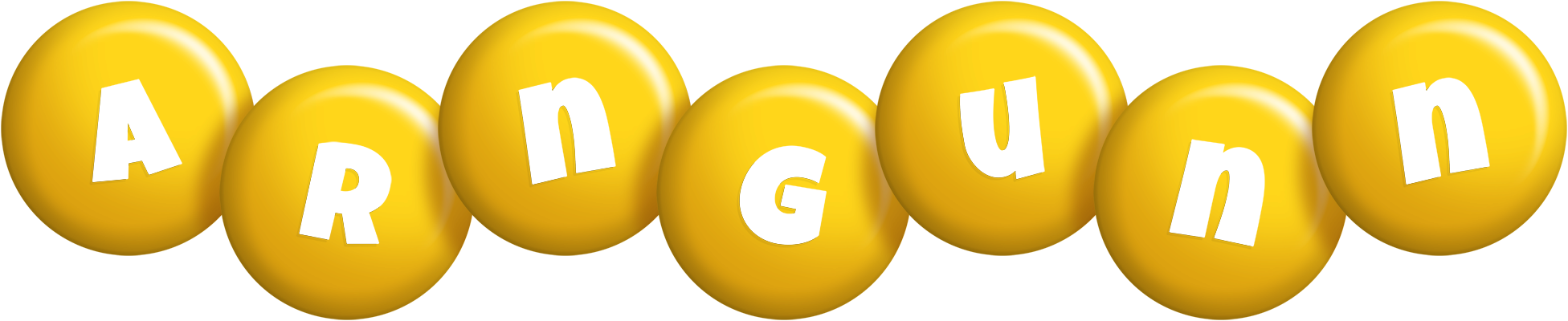 Arngunn candy-yellow logo
