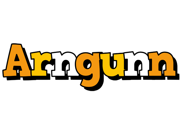 Arngunn cartoon logo