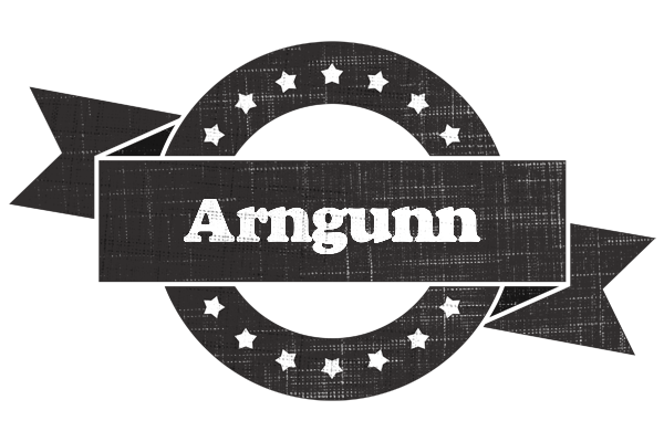 Arngunn grunge logo