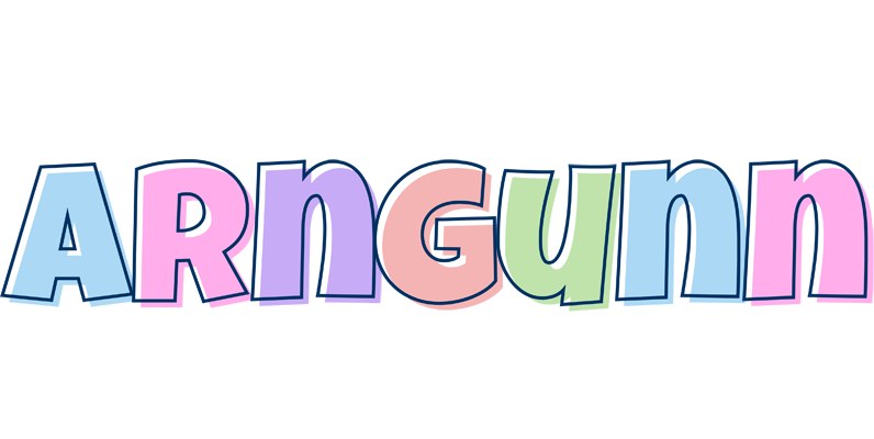 Arngunn pastel logo
