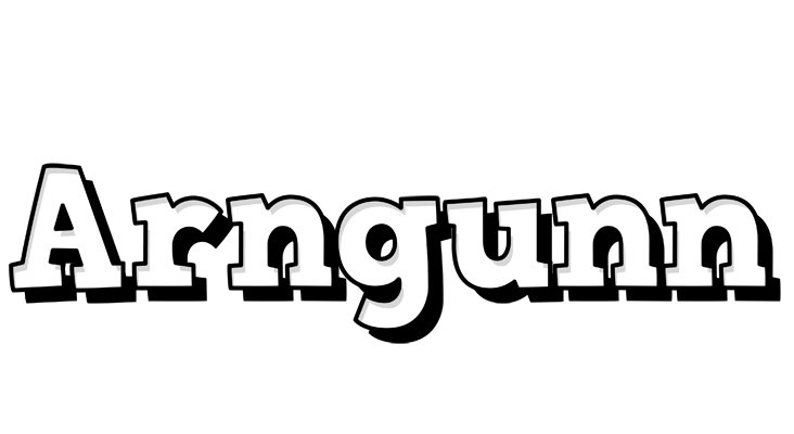 Arngunn snowing logo