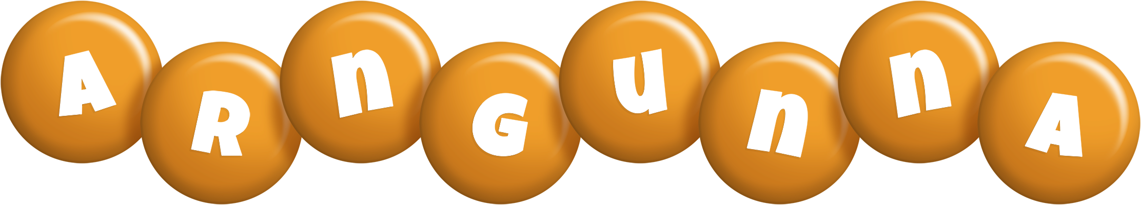 Arngunna candy-orange logo