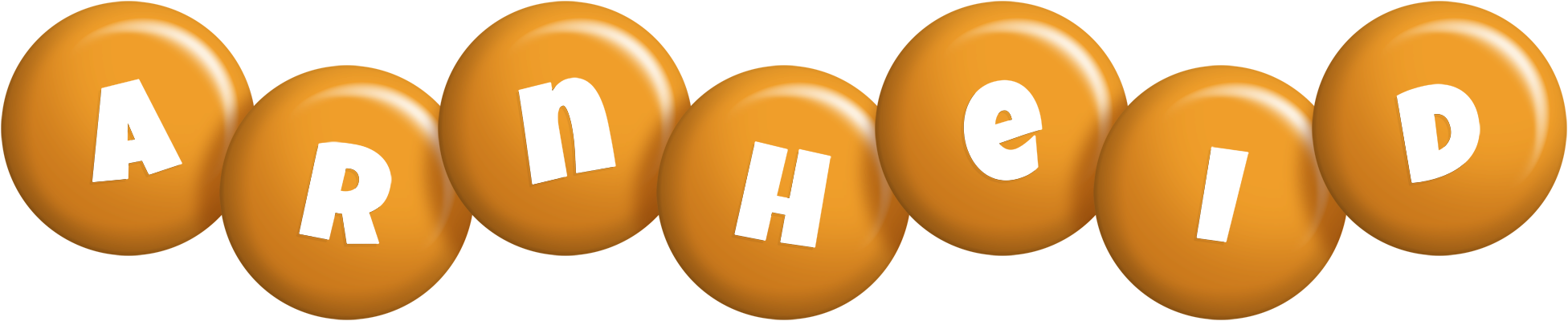 Arnheid candy-orange logo