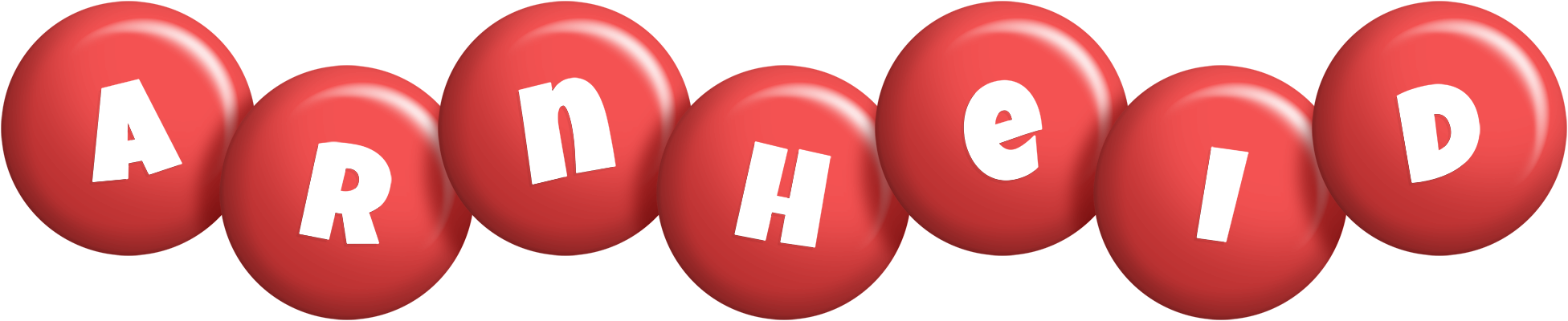 Arnheid candy-red logo