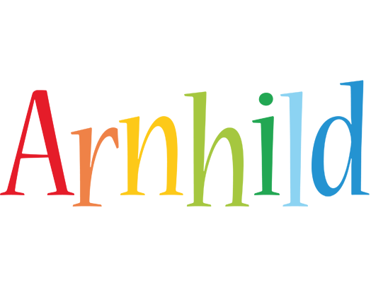 Arnhild birthday logo