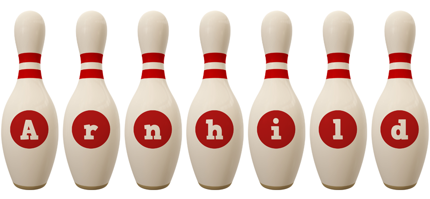 Arnhild bowling-pin logo
