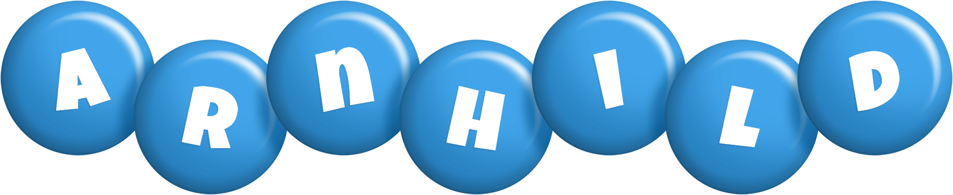 Arnhild candy-blue logo