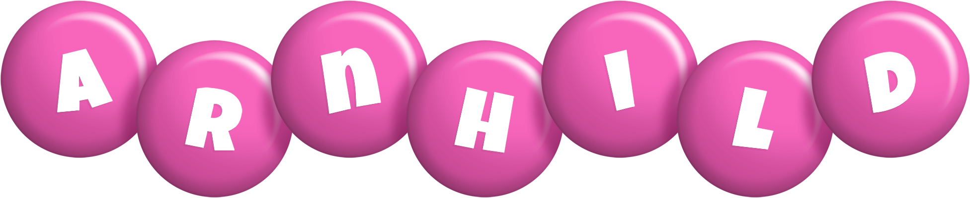 Arnhild candy-pink logo
