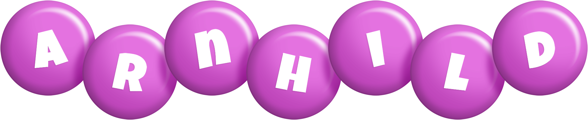 Arnhild candy-purple logo