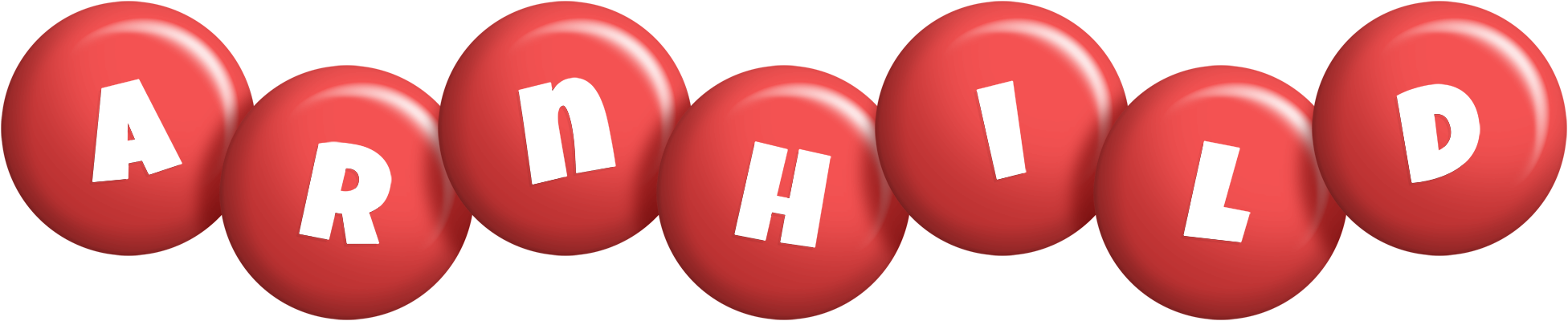 Arnhild candy-red logo
