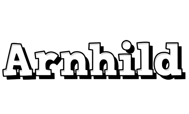 Arnhild snowing logo