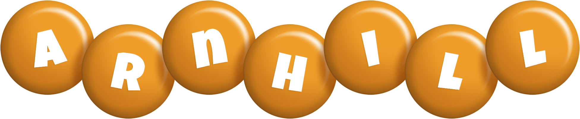 Arnhill candy-orange logo