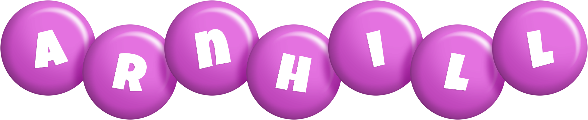 Arnhill candy-purple logo