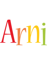 Arni birthday logo