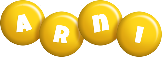 Arni candy-yellow logo