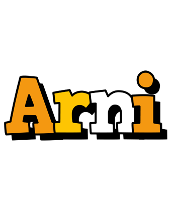 Arni cartoon logo