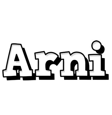 Arni snowing logo
