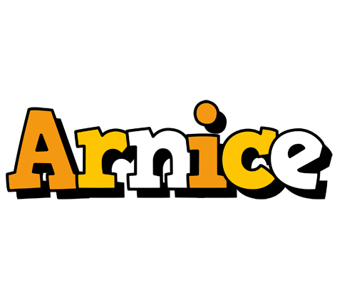 Arnice cartoon logo