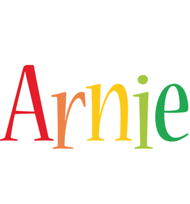 Arnie birthday logo