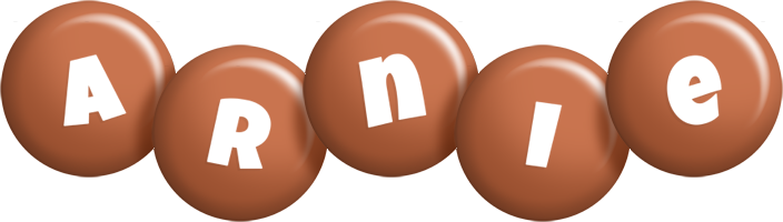 Arnie candy-brown logo