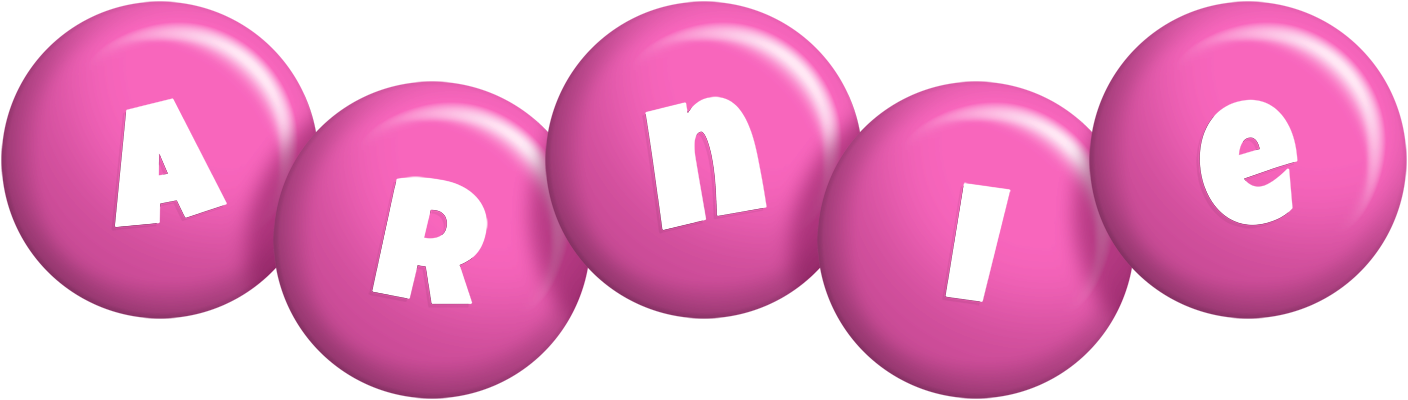 Arnie candy-pink logo