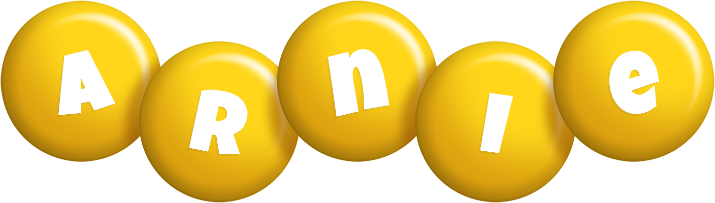 Arnie candy-yellow logo