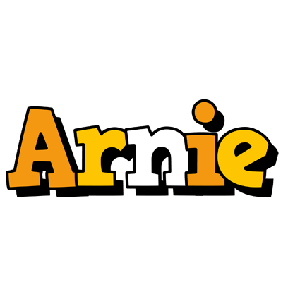 Arnie cartoon logo