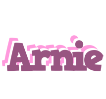 Arnie relaxing logo