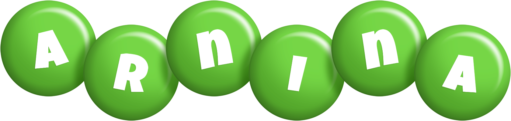 Arnina candy-green logo
