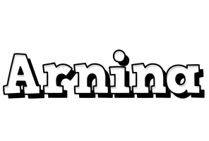 Arnina snowing logo