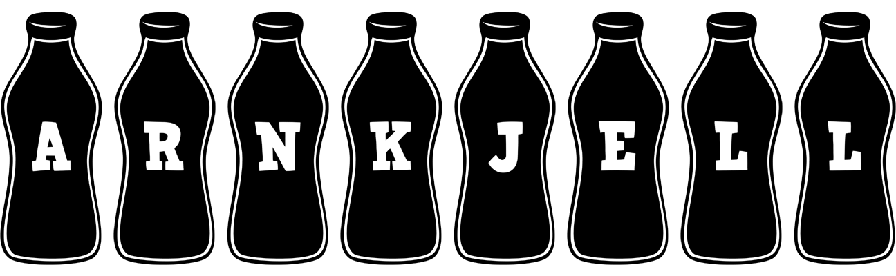 Arnkjell bottle logo