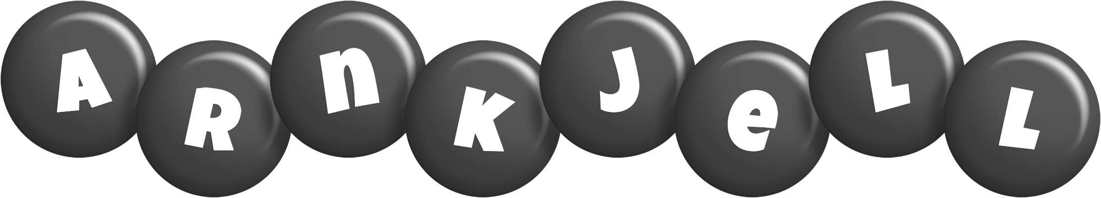 Arnkjell candy-black logo