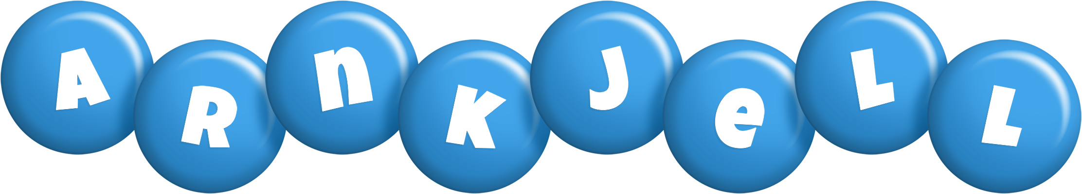 Arnkjell candy-blue logo