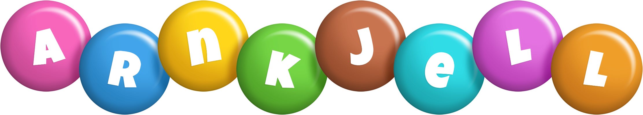 Arnkjell candy logo