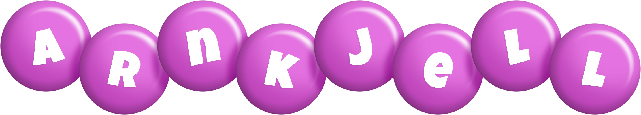 Arnkjell candy-purple logo