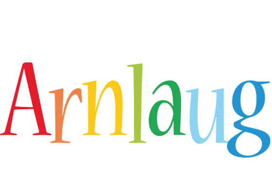 Arnlaug birthday logo