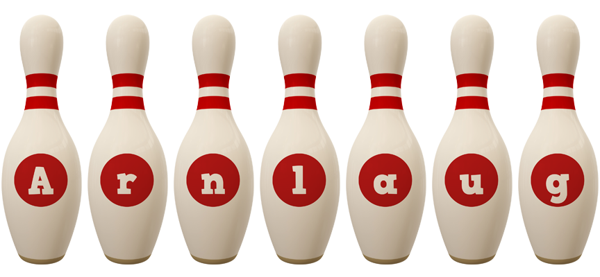 Arnlaug bowling-pin logo