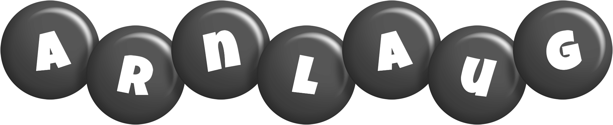 Arnlaug candy-black logo