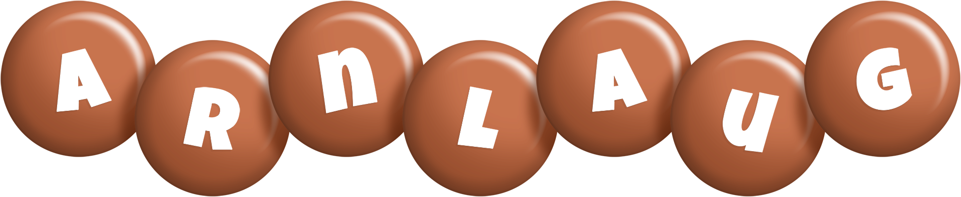 Arnlaug candy-brown logo