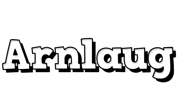 Arnlaug snowing logo