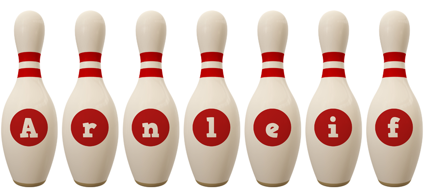 Arnleif bowling-pin logo