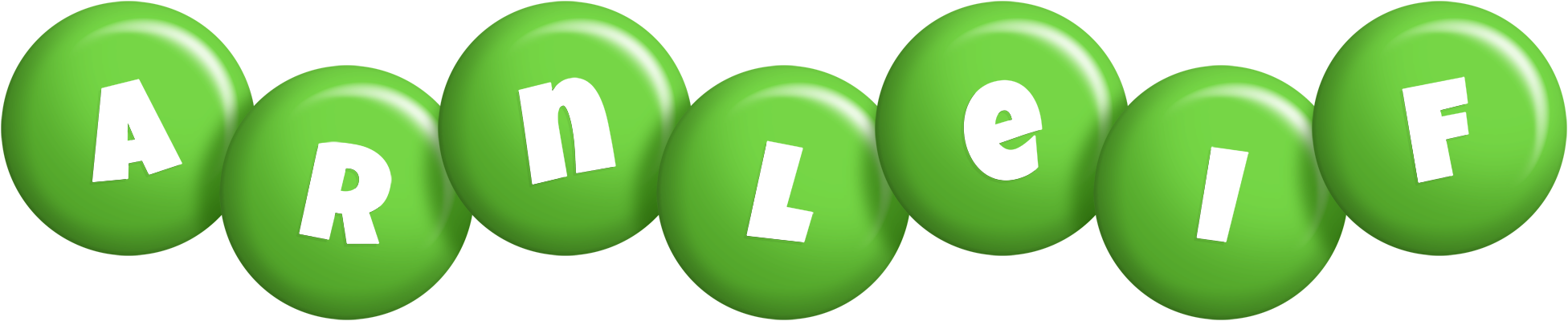 Arnleif candy-green logo