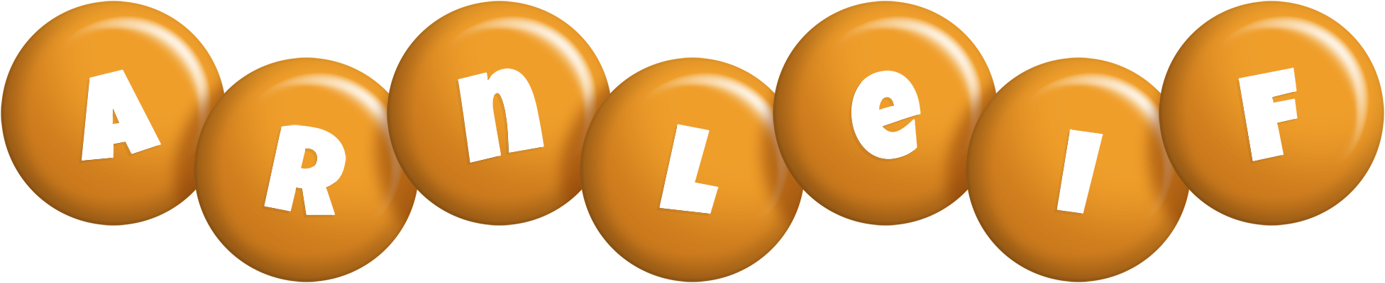 Arnleif candy-orange logo