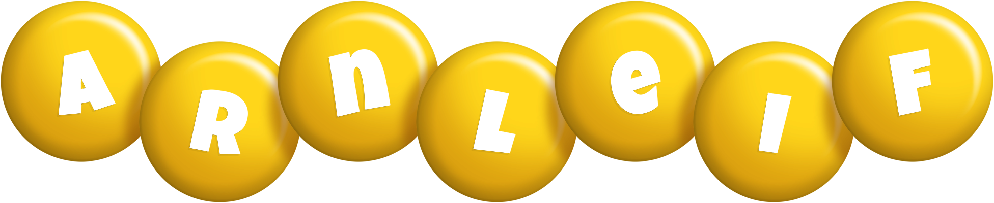 Arnleif candy-yellow logo