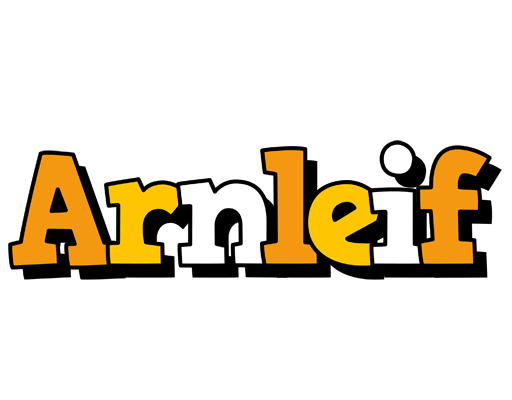 Arnleif cartoon logo
