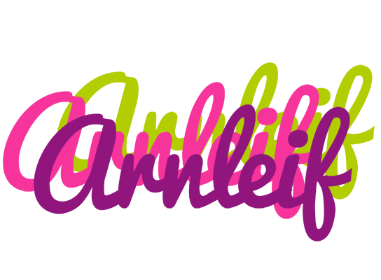 Arnleif flowers logo
