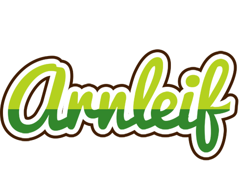 Arnleif golfing logo